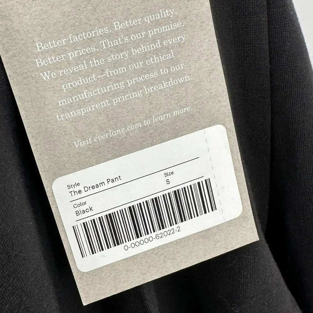 Everlane Womens The Dream Black Pull On Soft Stretch Pant S